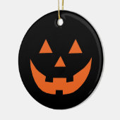 Halloween-Kürbislaterne Keramik Ornament (Links)