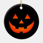 Halloween-Kürbislaterne-Kürbis Keramik Ornament (Hinten)