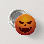 Halloween-Kürbislaterne-Kürbis-Knopf Button (Vorne & Hinten)