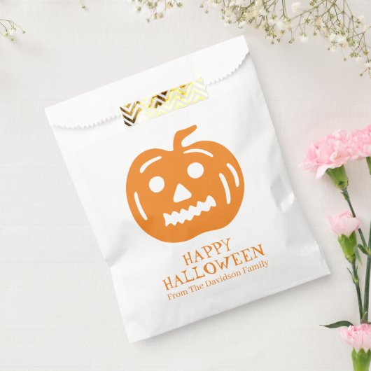 Halloween-Kürbislaterne-Leckerei Geschenktütchen (Versiegelt)