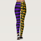 Halloween-Kürbislaterne Leggings (Rückseite)