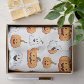 Halloween-Kürbislaterne mit Bootmuster Seidenpapier (Geschenk)