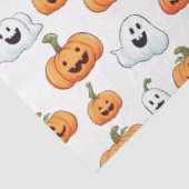 Halloween-Kürbislaterne mit Bootmuster Seidenpapier (Ausschnitt)