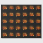 Halloween-Kürbislaterne mit Kerzen Geschenkpapier (Flach)
