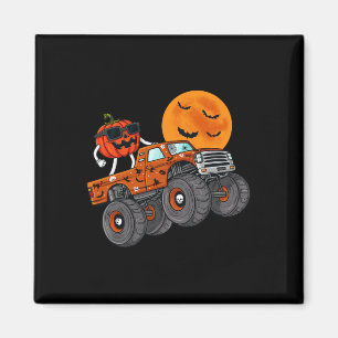 Halloween Kürbislaterne Monster Truck Kleinkind Bo Magnet