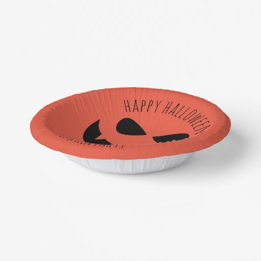 Halloween Kürbislaterne Orange Paper Bowls Pappteller (Gewinkelt)