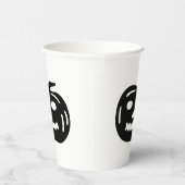 Halloween-Kürbislaterne Pappbecher (Rechts)