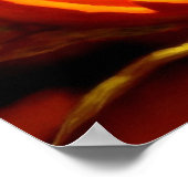 Halloween-Kürbislaterne Poster (Ecke)