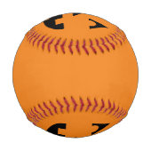 Halloween Kürbislaterne Pumpkin Face Baseball (Rückseite)