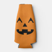 Halloween Kürbislaterne Pumpkin Face Flaschenkühler (Vorderseite)