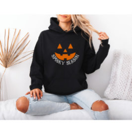 Halloween Kürbislaterne Pumpkin Face Hoodie