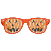 Halloween Kürbislaterne Pumpkin Face Sonnenbrille (Vorderseite)