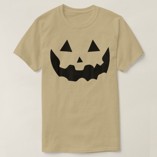 Halloween Kürbislaterne Pumpkin-Gesicht Typ A 22 T-Shirt (Design vorne)
