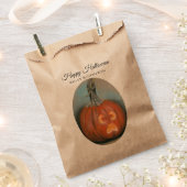 Halloween Kürbislaterne Pumpkin Pastel Geschenktütchen (Ausgeschnitten)