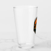 Halloween Kürbislaterne Pumpkin Pub Pint Glass Glas (Rechts)