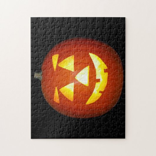 Halloween-Kürbislaterne Puzzle (Vertikal)