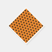 Halloween-Kürbislaterne Serviette (Ecke)