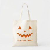 Halloween Kürbislaterne Silhouette Tote Tasche (Vorne)