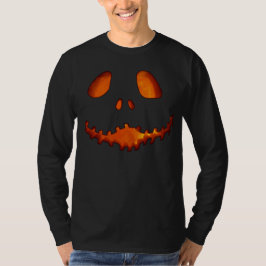 Halloween-Kürbislaterne-Skelett-Grinsen T-Shirt