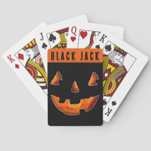 Halloween-Kürbislaterne-Spielkarten Spielkarten