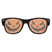 Halloween Kürbislaterne Spooky Orange Party Partybrille (Vorderseite)