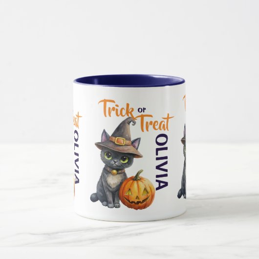 Halloween-Kürbislaterne Tasse (Zentrum)