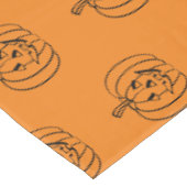 Halloween-Kürbislaterne Tischdecke (Schrägansicht)