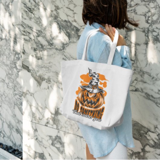 Halloween-Kürbislaterne Tragetasche