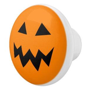 Halloween Kürbislaterne Tür & Schublade ziehen Knö Keramikknauf