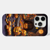 Halloween Kürbislaternen Icons iPhone 15 Hüllen (Rückseite (Horizontal))