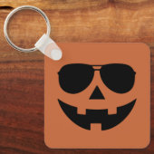 Halloween-Kürbismaske Schlüsselanhänger (Vorderseite)