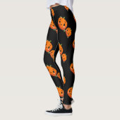 Halloween-Kürbismuster-Leggings Leggings (Links)