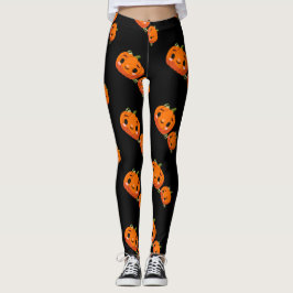 Halloween-Kürbismuster-Leggings Leggings