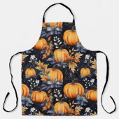 Halloween-Kürbismuster-Schürze Schürze (Vorderseite)