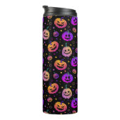 Halloween-Kürbismuster Thermosbecher (Nach rechts gedreht)