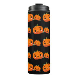 Halloween-Kürbismuster Thermosbecher