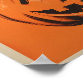 Halloween-Kürbisposter Ernte-Kürbisposter Poster (Ecke)