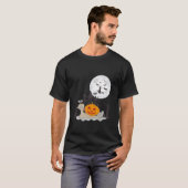 Halloween-Kürbisschnecke T-Shirt (Vorne ganz)