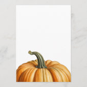 Halloween-Kürbisschnitzerei-Party Einladung (Rückseite)