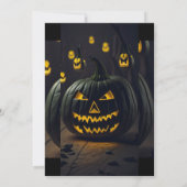 Halloween-Kürbisse Einladung (Rückseite)