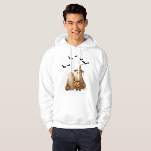 Halloween-Kürbisse-Fledermäuse Grusel-Hoodie Hoodie