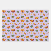Halloween Kürbisse  Geschenkpapier Set (Vorderseite)