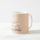Halloween Kürbisse mit Gesichtern Kaffeetasse (VorderseiteRechts)