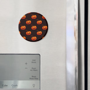 Halloween-Kürbisse, orange Kürbisse, Süßes oder Sa Magnet