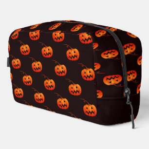 Halloween-Kürbisse, orange Kürbisse, Süßes oder Sa Waschbeutel