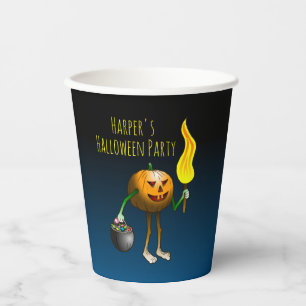 Halloween-Kürbisse Pappbecher