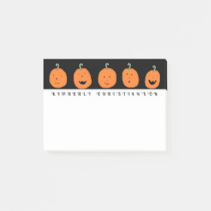 Halloween-Kürbisse Post-it Klebezettel