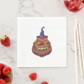 Halloween-Kürbisse Serviette (Beispiel)