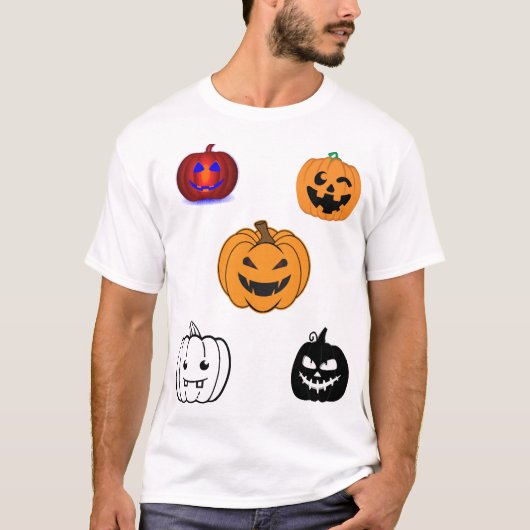 Halloween-Kürbisse    T-Shirt (Vorderseite)
