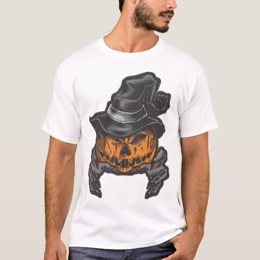 Halloween-Kürbisse         T-Shirt (Vorderseite)